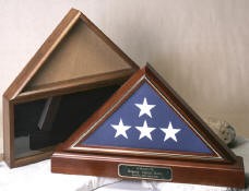 Memorial & Standard Flag Case with Shadow Box