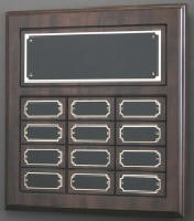 Perpetual Wood Plaques-Genuine Walnut