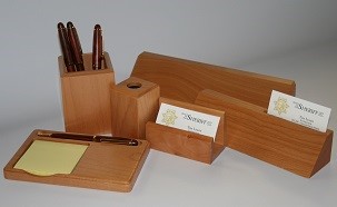 Personalized Desk Set-Maple