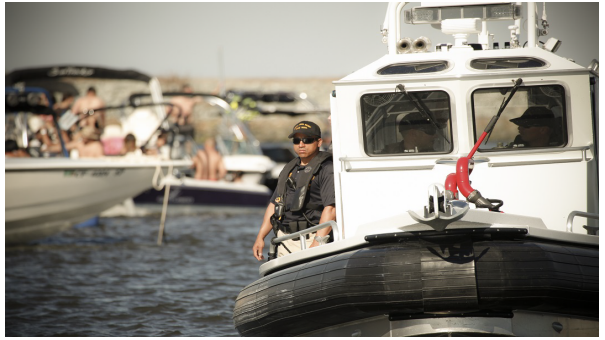 Photo of Marine Patrol Boat and Officer