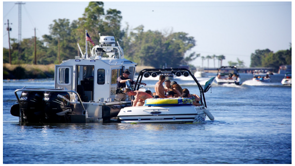 Photo of Marine Patrol Boat and Officer