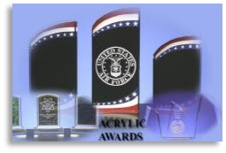 Photo of different Acrylic Awards